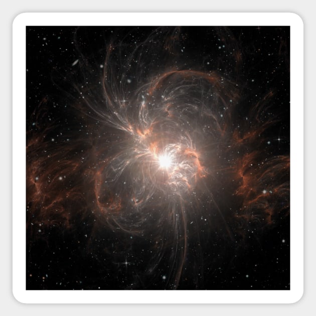 Beautiful Colorful Deep Space Nova Sticker by Atomus